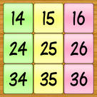 Simply Number Grid, base 10 kids math