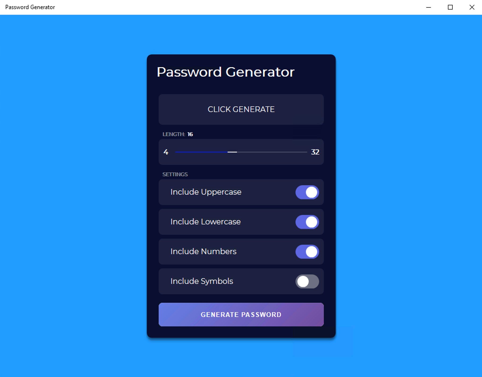 PassMe: Ultimate password generator