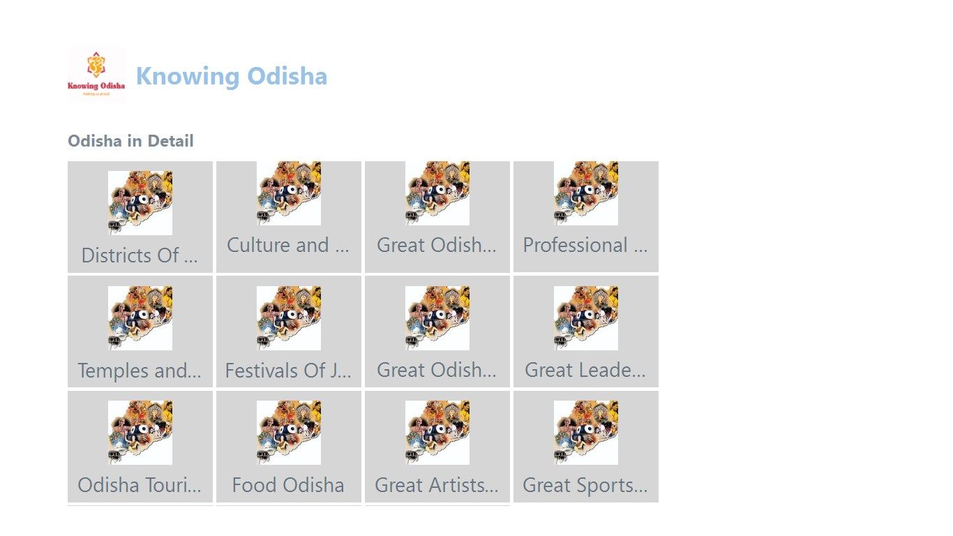 Knowing Odisha