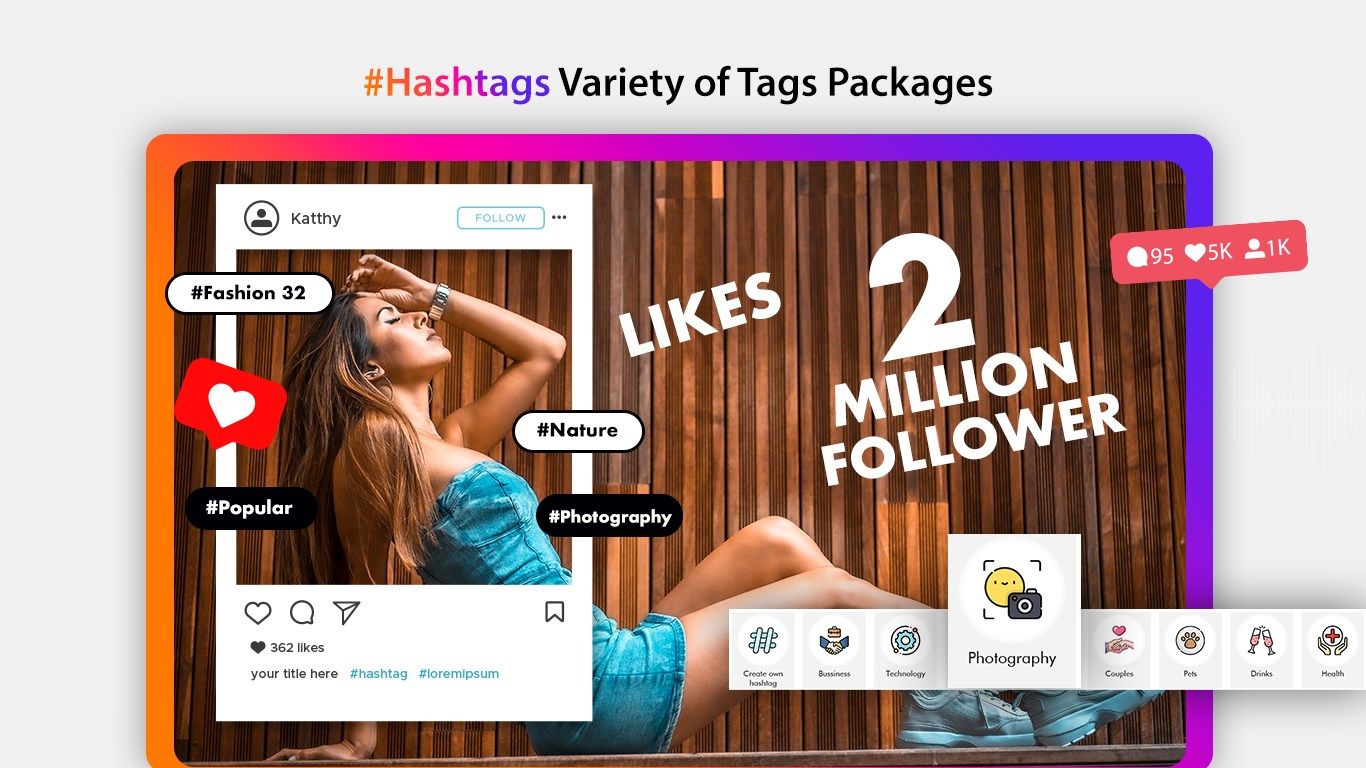 Hashtags for Social Media