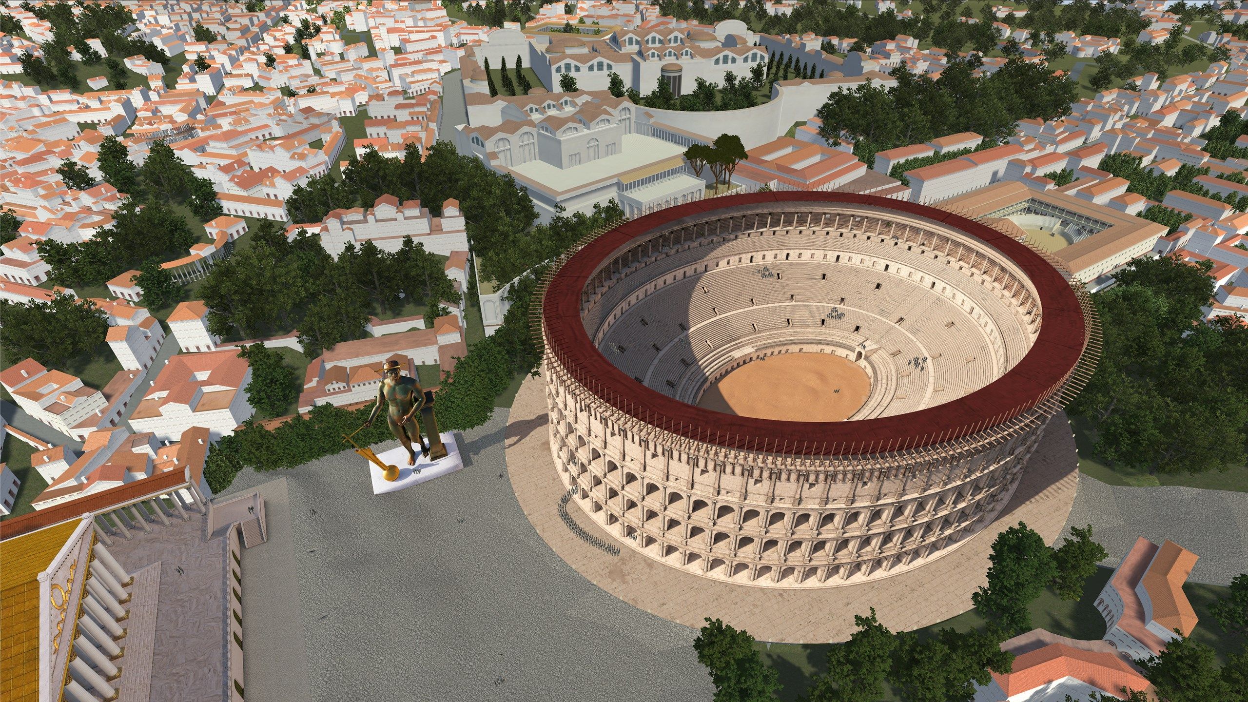 Rome Reborn: The Colosseum District