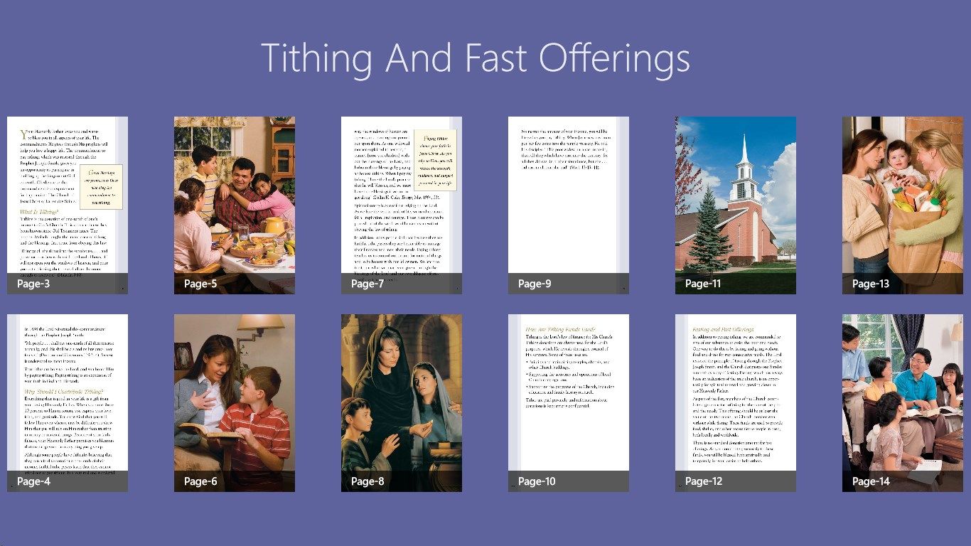 Tithing and Fast Offerings