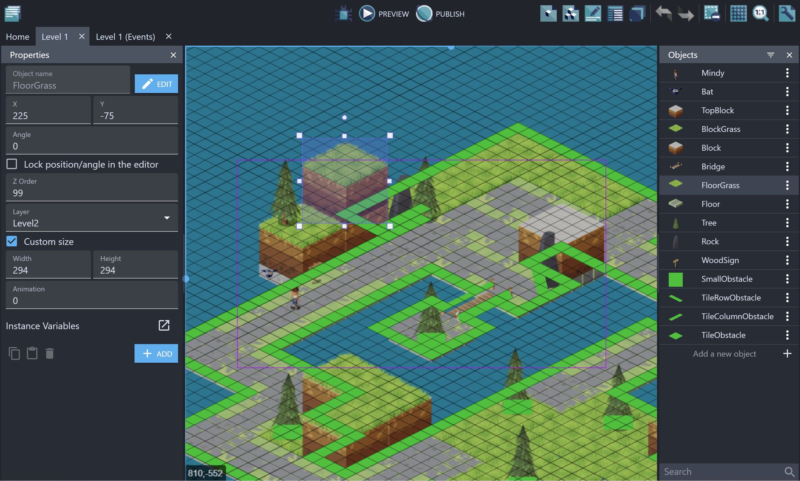 Build isometric or traditional 2D games