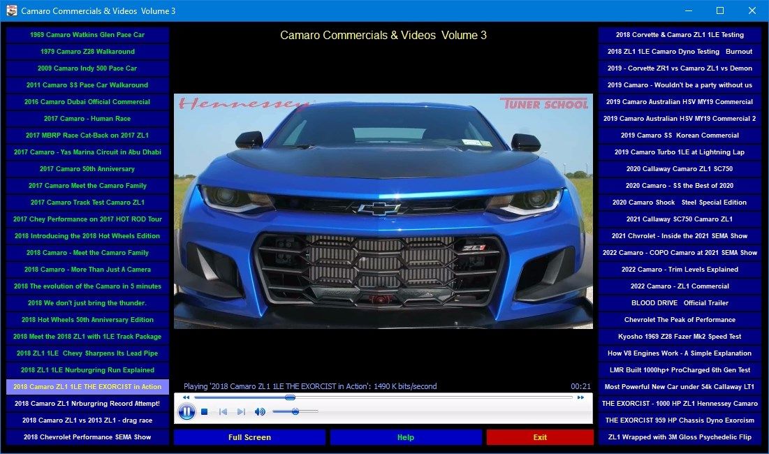 Camaro Commercials and Videos Volume 3