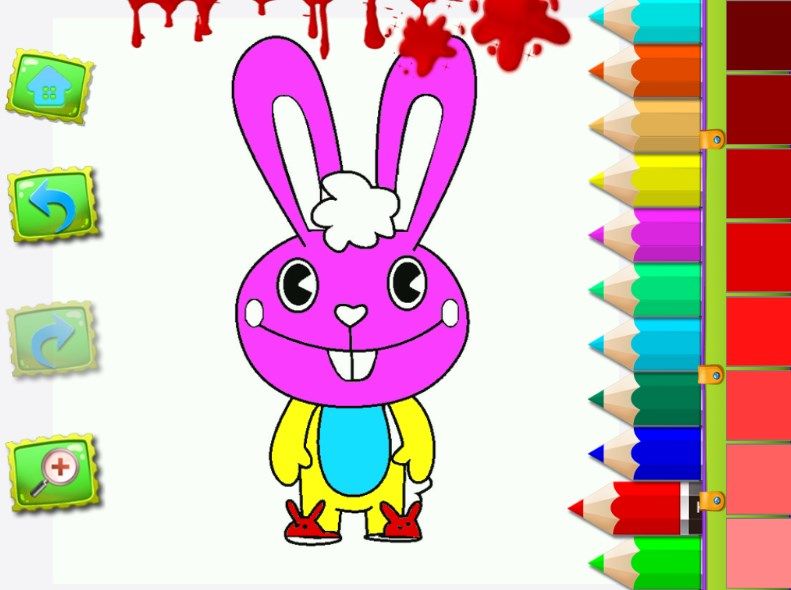 Coloring Happy tree Friends