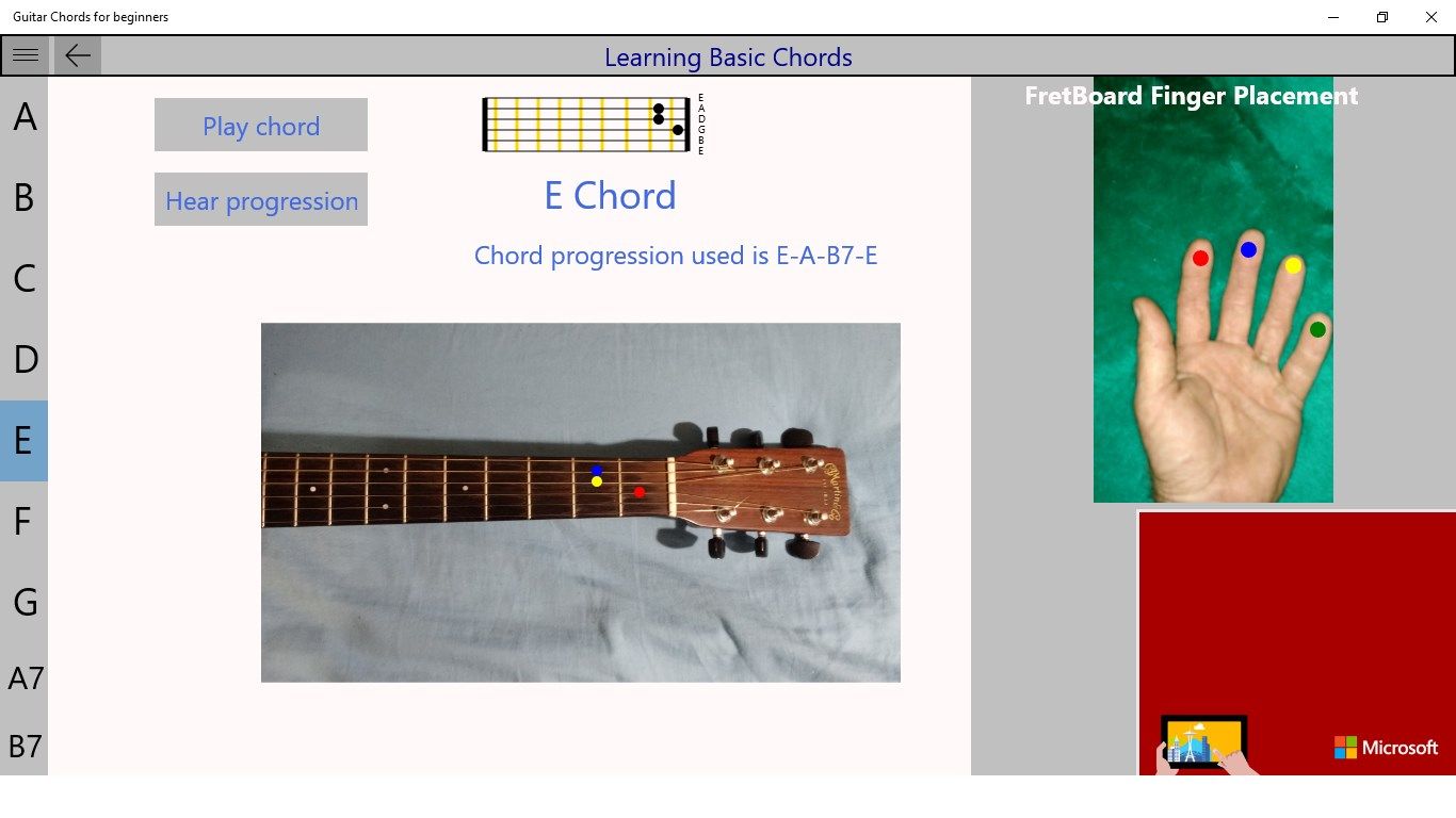 Guitar Chords for beginners