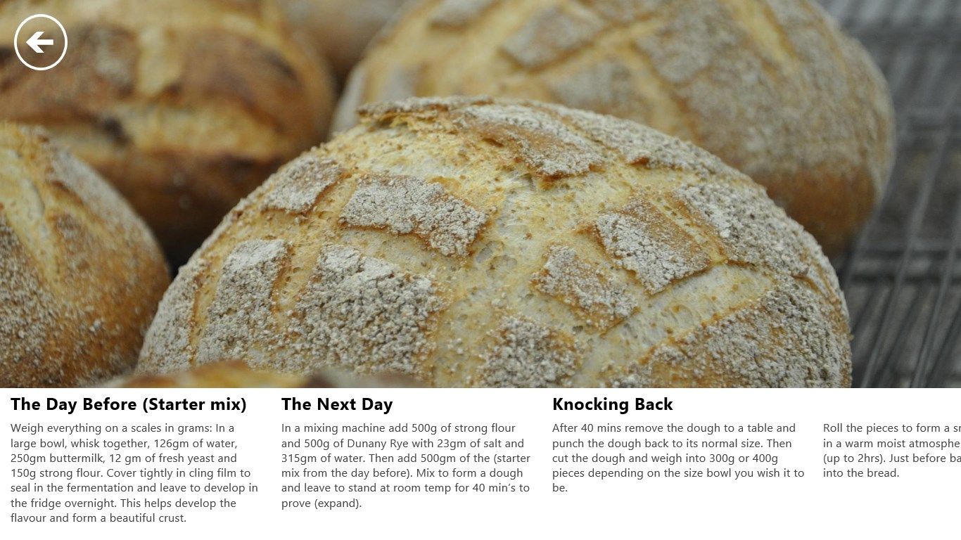 Some recipes are traditional and simple, like Dunany Sour Dough Bread