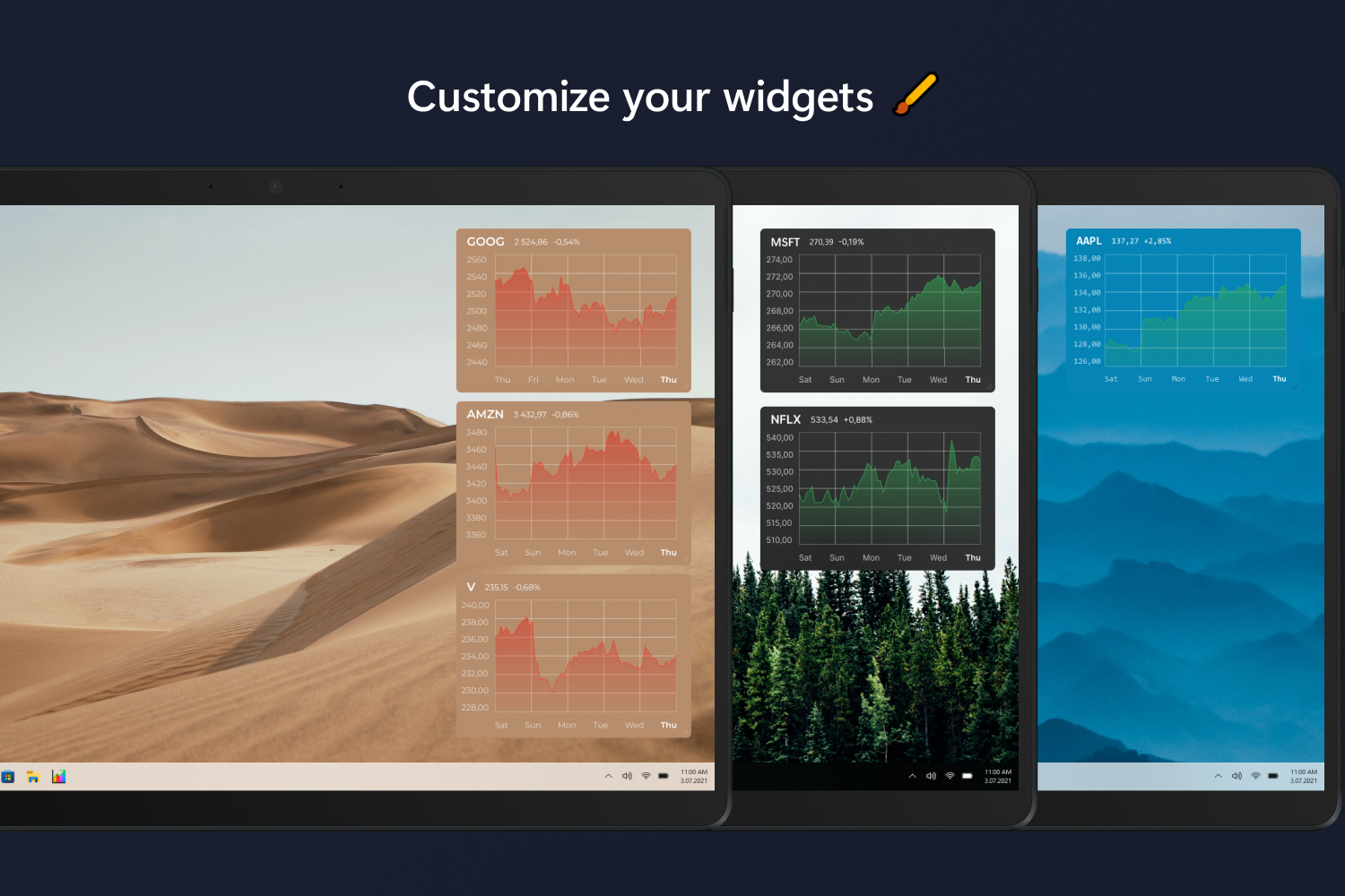 Stock Desktop Widget