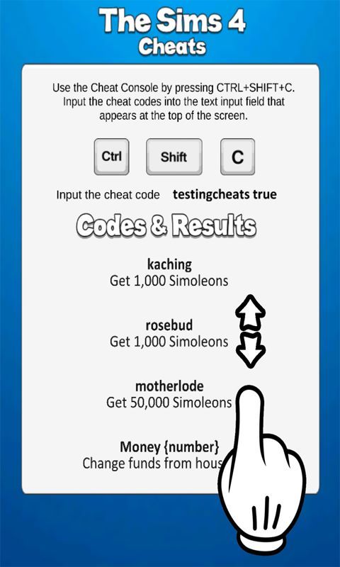 All Sims 4 Cheat Codes