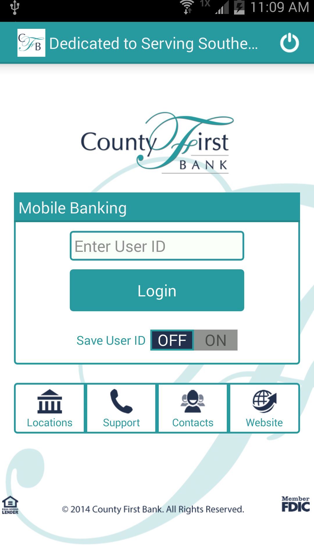County First Bank Mobile Banking App