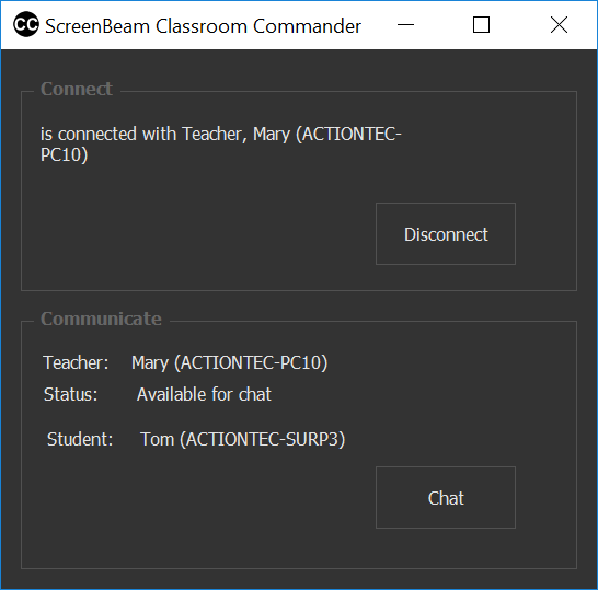 Classroom Commander for Student