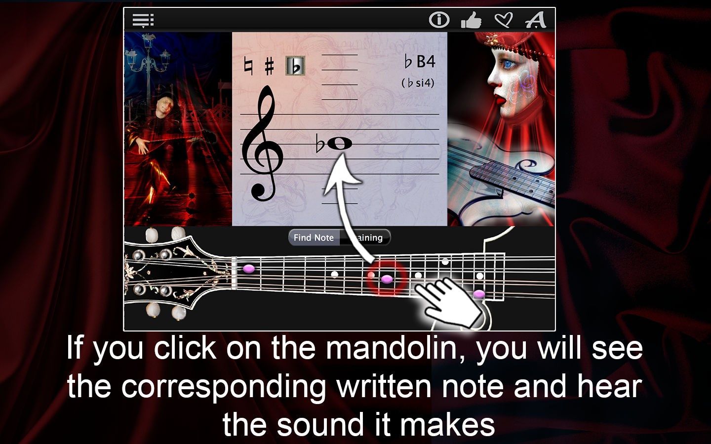 Mandolin Notes Finder