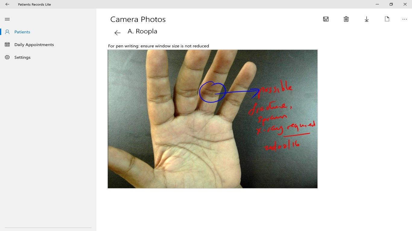 Use the camera to take photos and use the pen to annotate