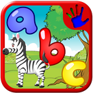 ABC Preschool Sight Word Jigsaw Puzzle Shapes - teaches toddlers the English phonetic letter alphabet and over 100 easy reading words