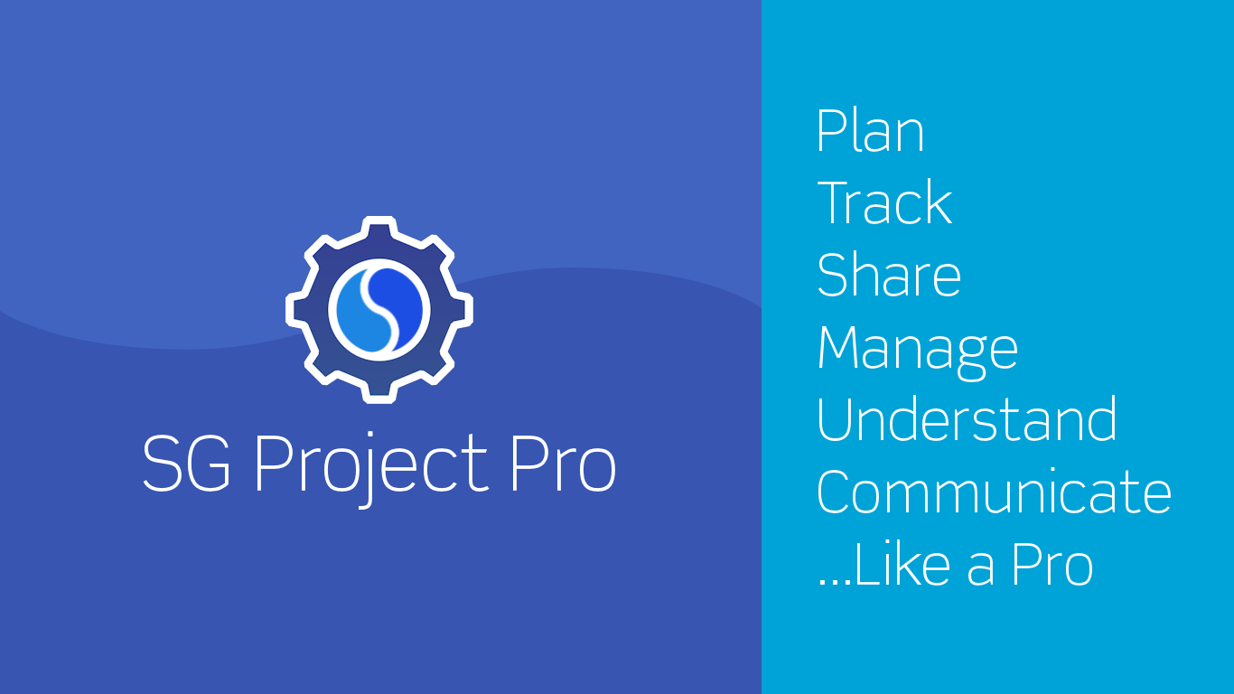 SG Project Pro puts you in control of ALL your projects.  And it's easy.  No experience necessary.