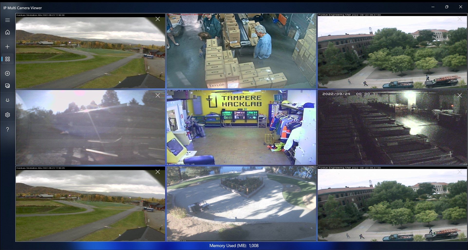 IP Multi Camera Viewer