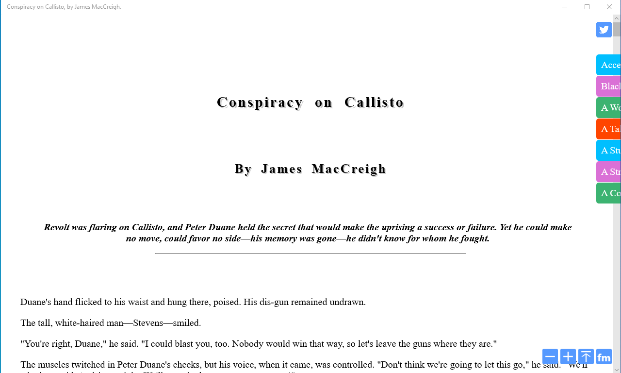 Conspiracy on Callisto by James MacCreigh