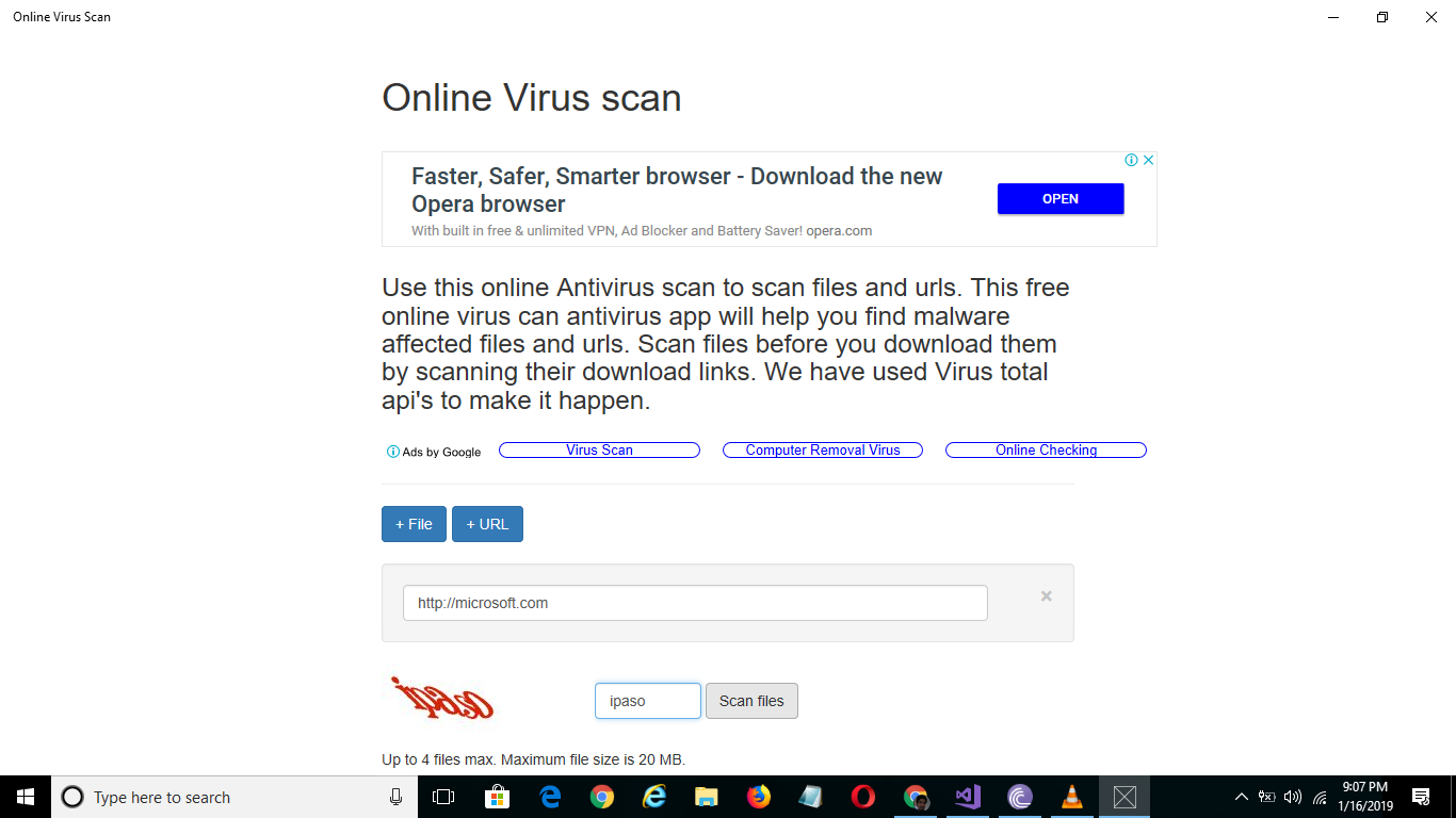 Online Virus Scan