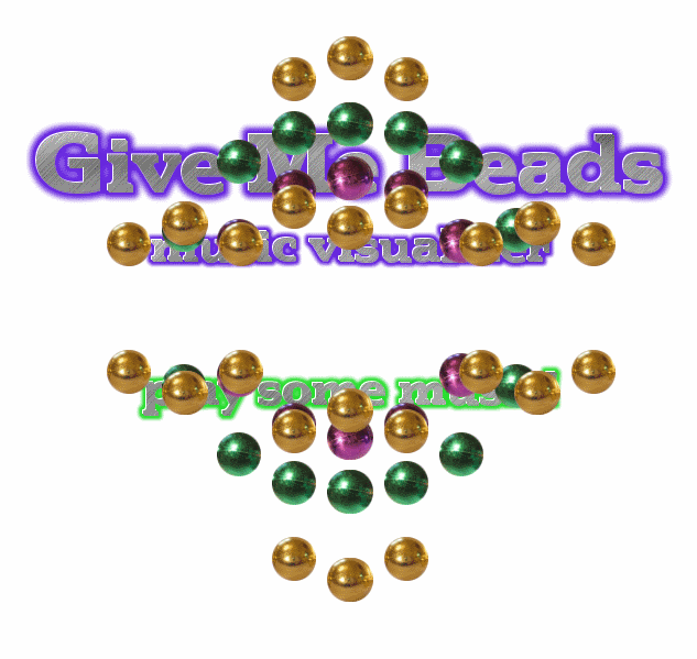 Give Me Beads music visualizer