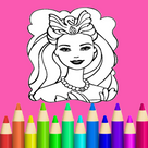 Girls Coloring Book & Drawing Book Game