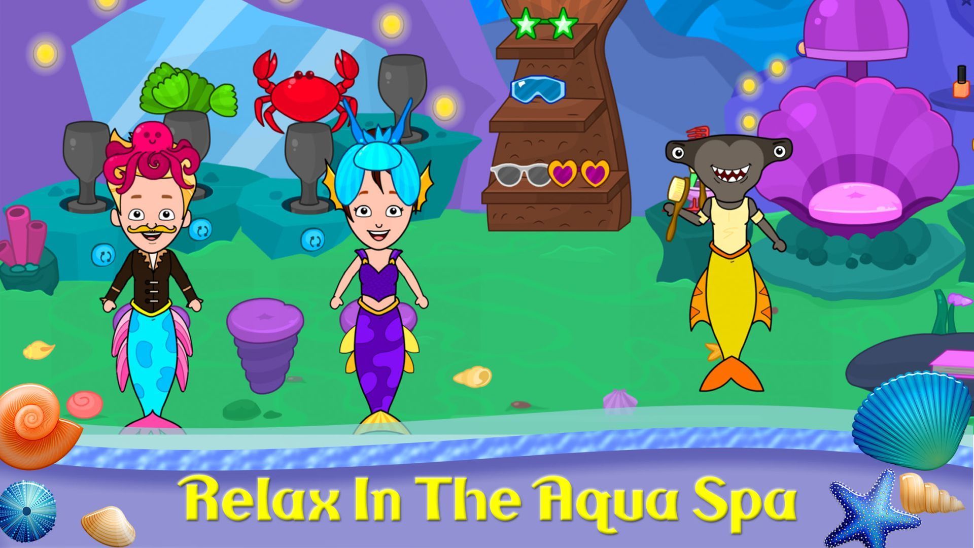My Tizi Town Mermaid Games Underwater World Free