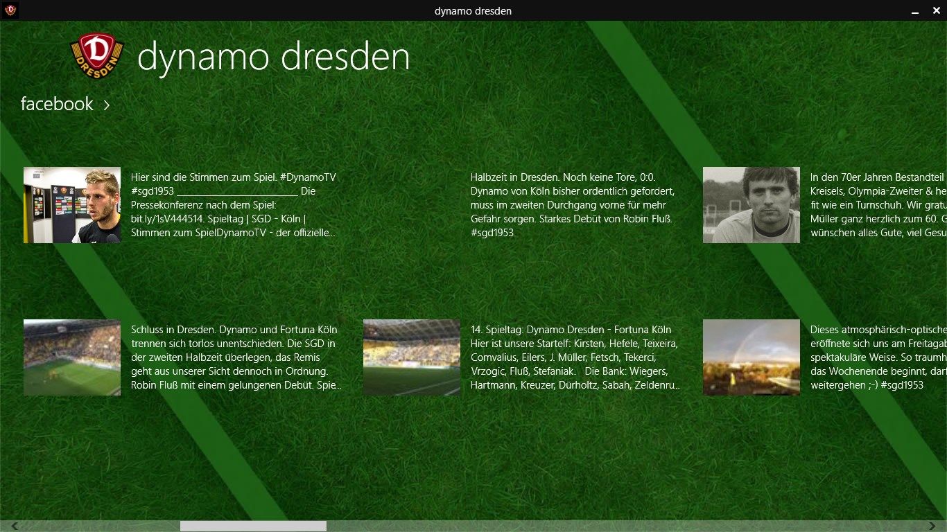 Dynamo Dresden auf Facebook