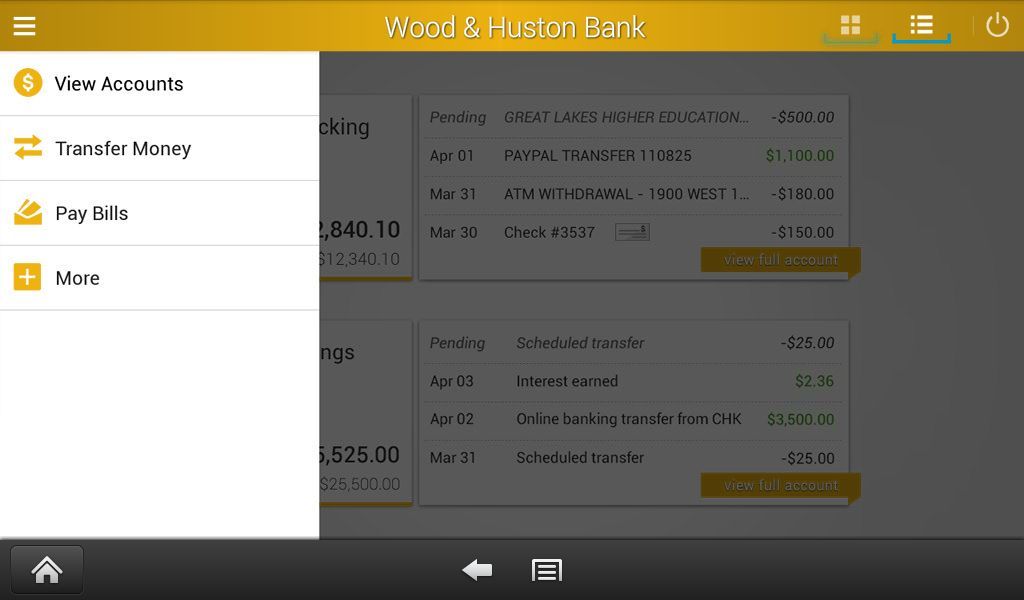 Wood & Huston Bank