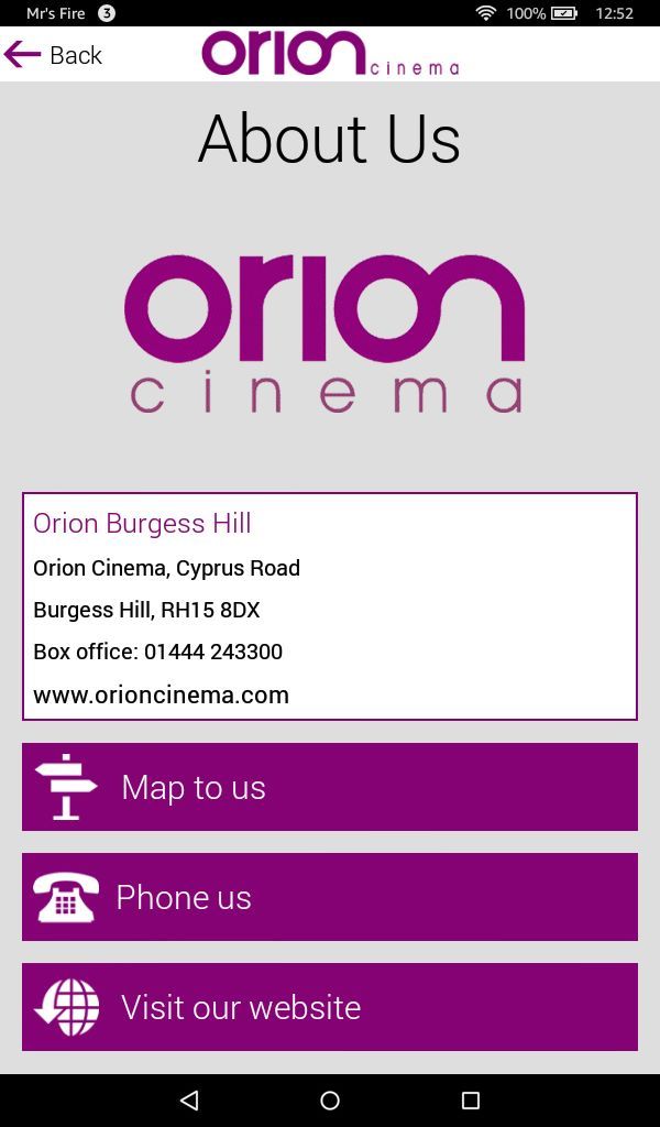 Orion Cinema Burgess Hill