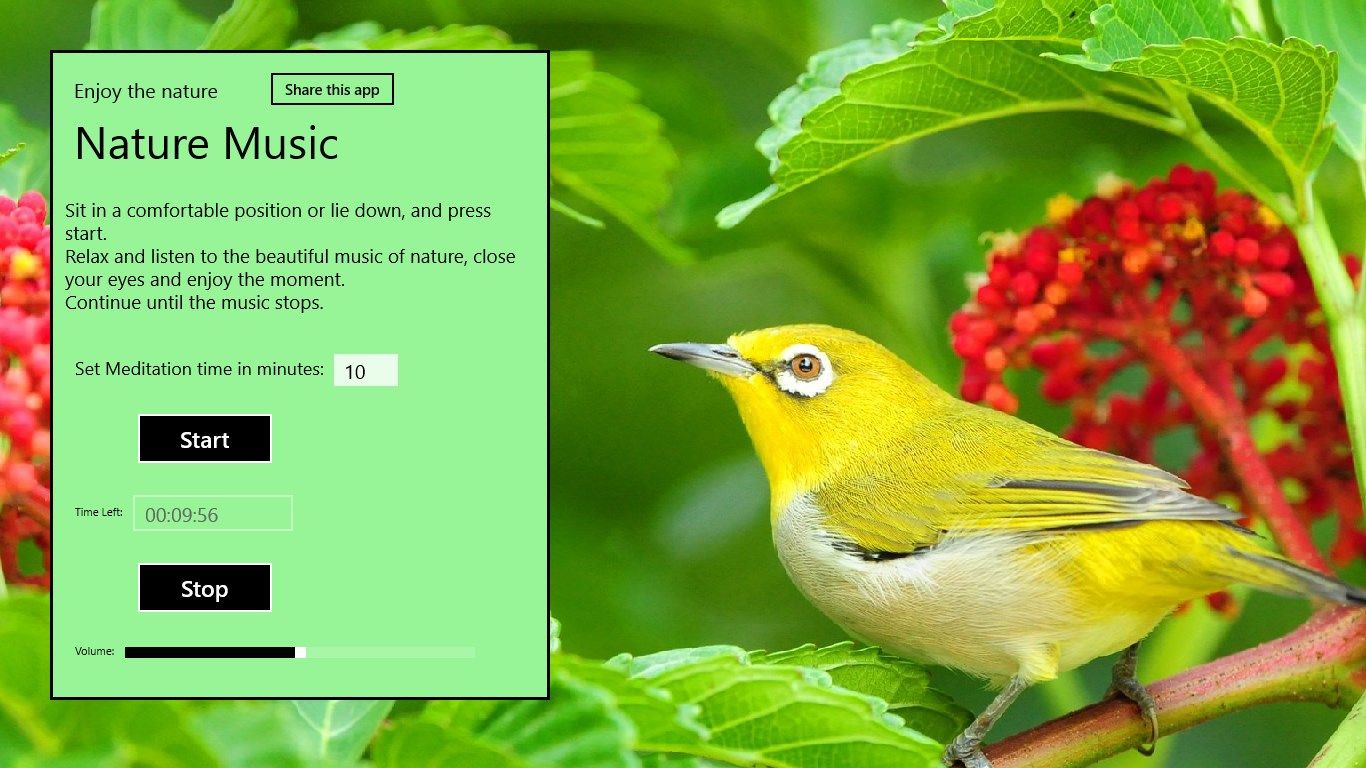 Nature Music App