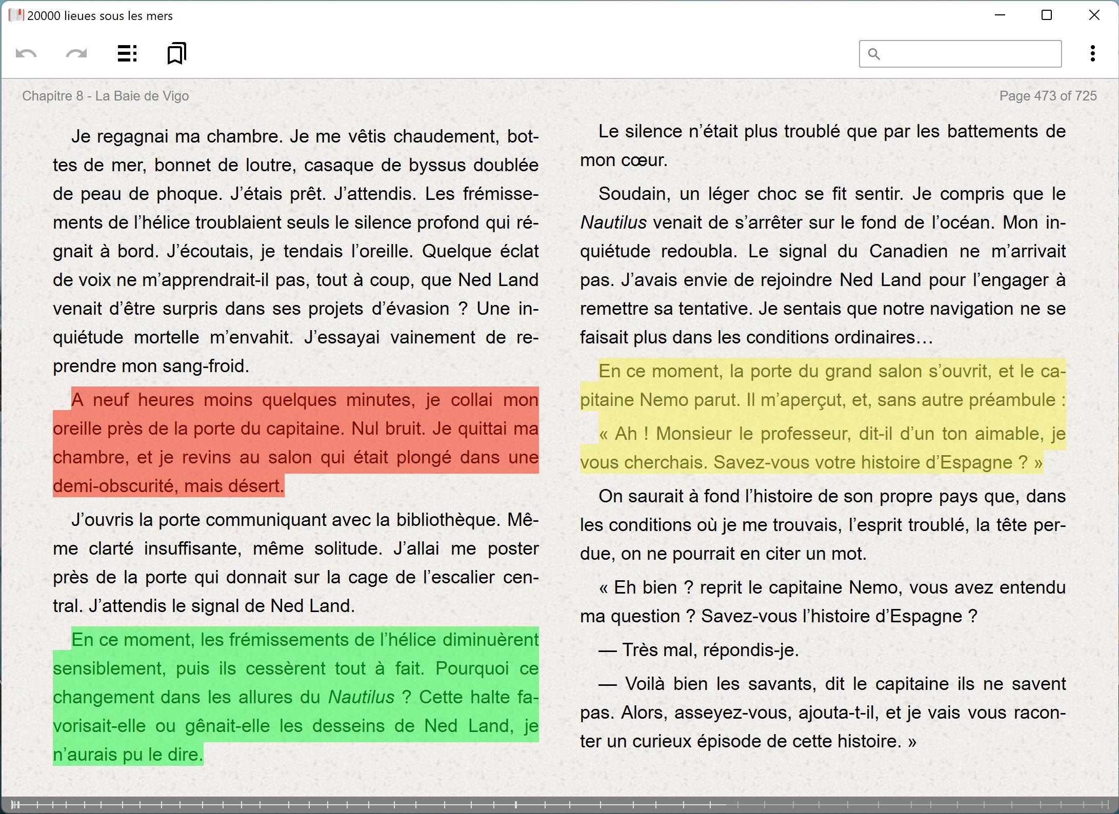 Reading: bookmarks