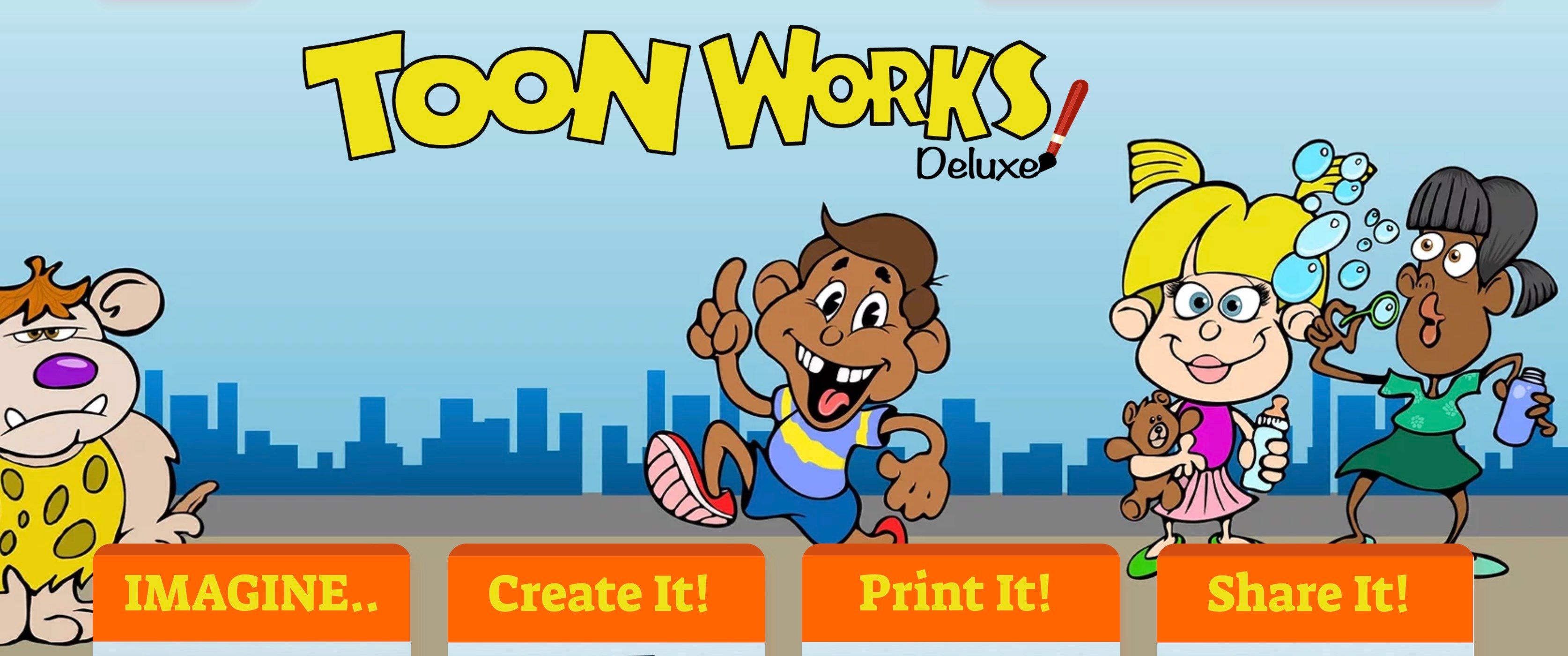 Our website header was designed in Toonworks Deluxe Remastered!  It works for big kids too!