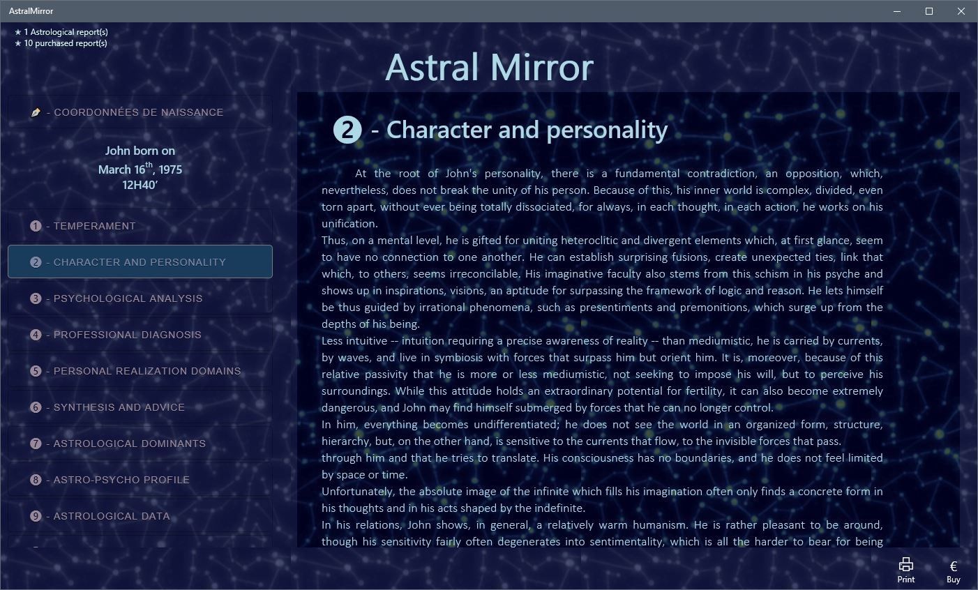 Character and personality chapter