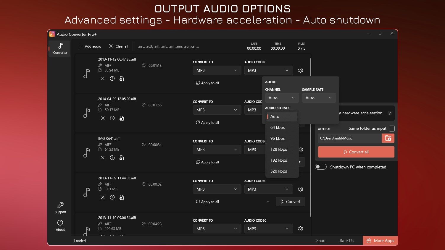 Audio Converter Pro+