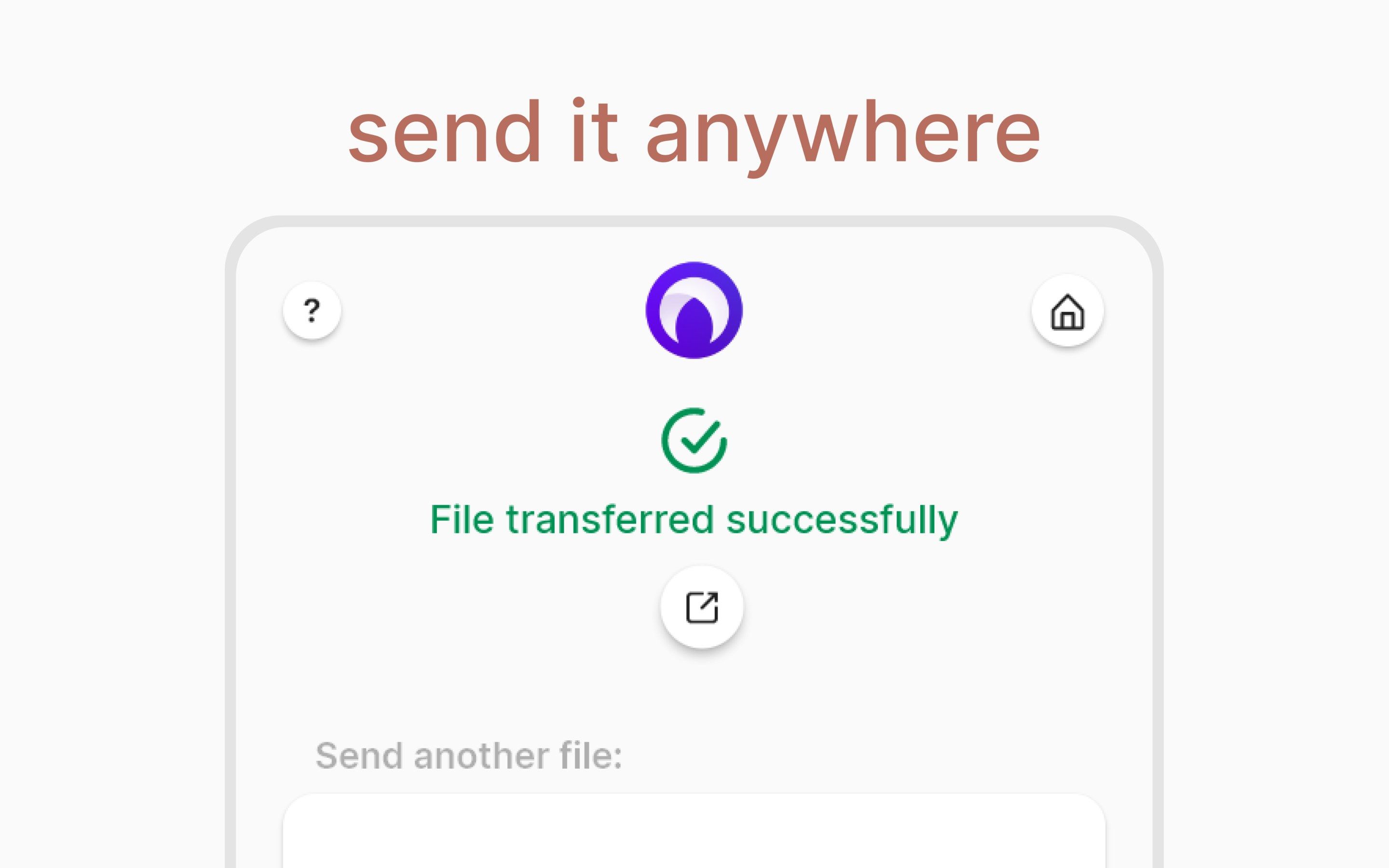 send it anywhere