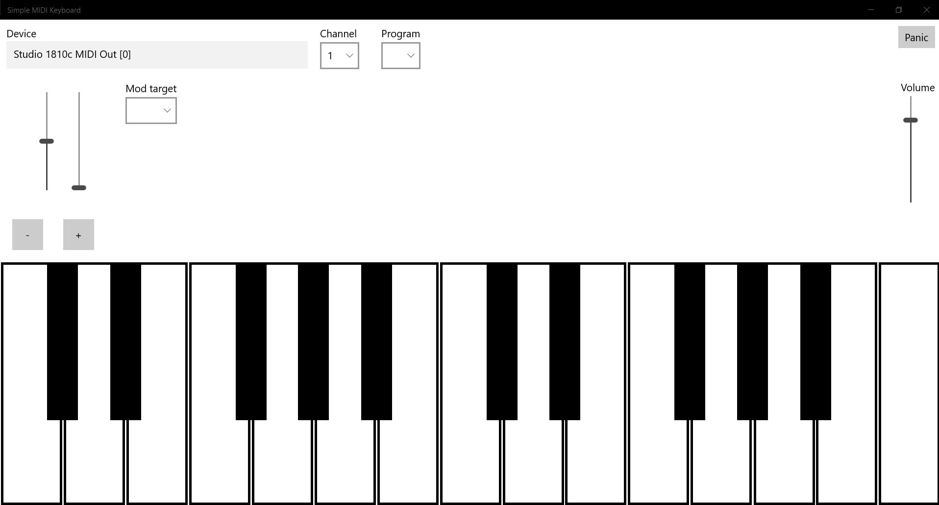 Simple MIDI Keyboard
