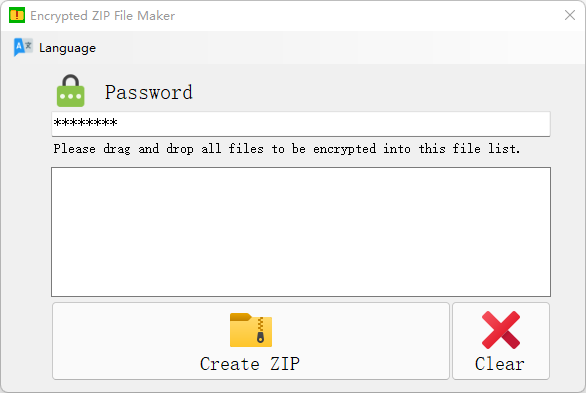 Encrypted ZIP File Maker