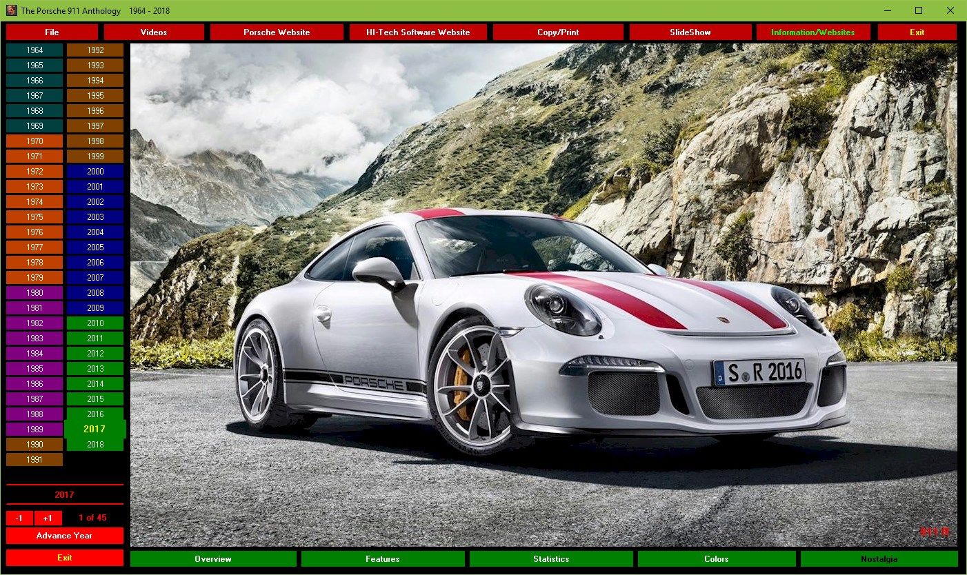Porsche 911 Anthology 1964-2018