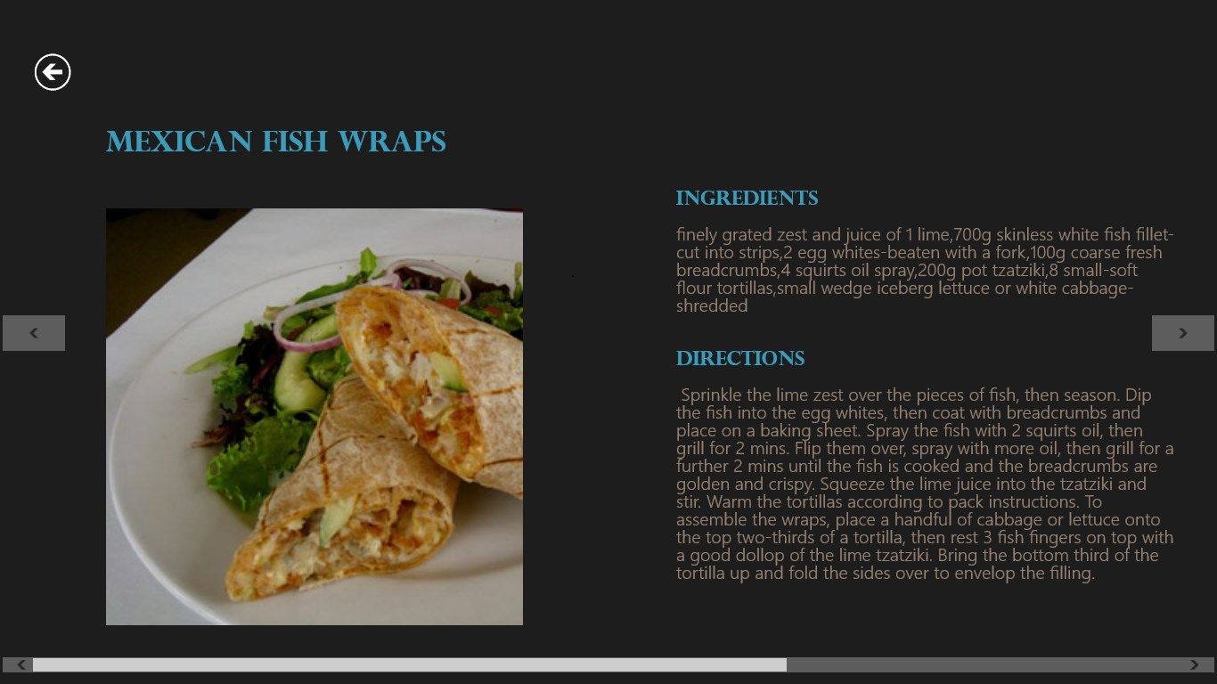 This is another screenshot of a recipe as shown in the application.