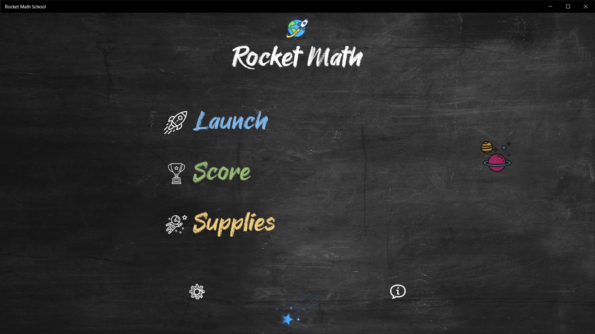 Rocket Math School