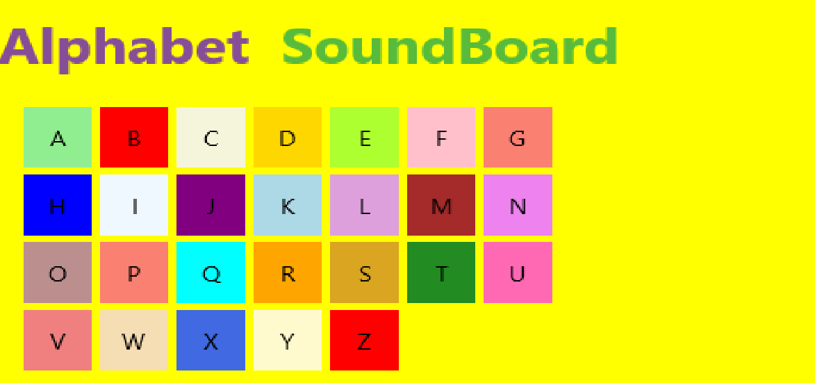 Alphabet Soundboard