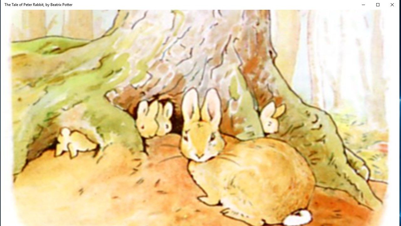 The Tale of Peter Rabbit, by Beatrix Potter