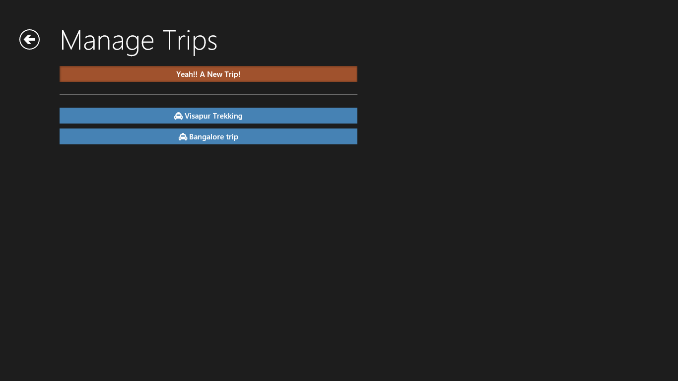 Manage Trips/Parties by adding virtual members on the go.
