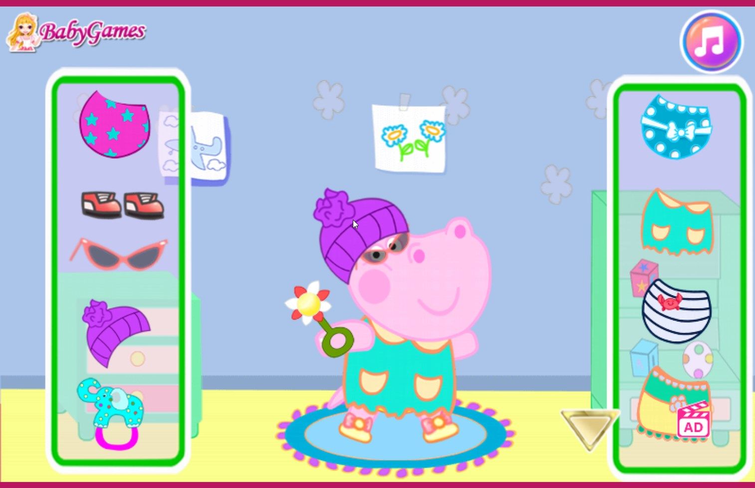 Hippo Baby Care Game
