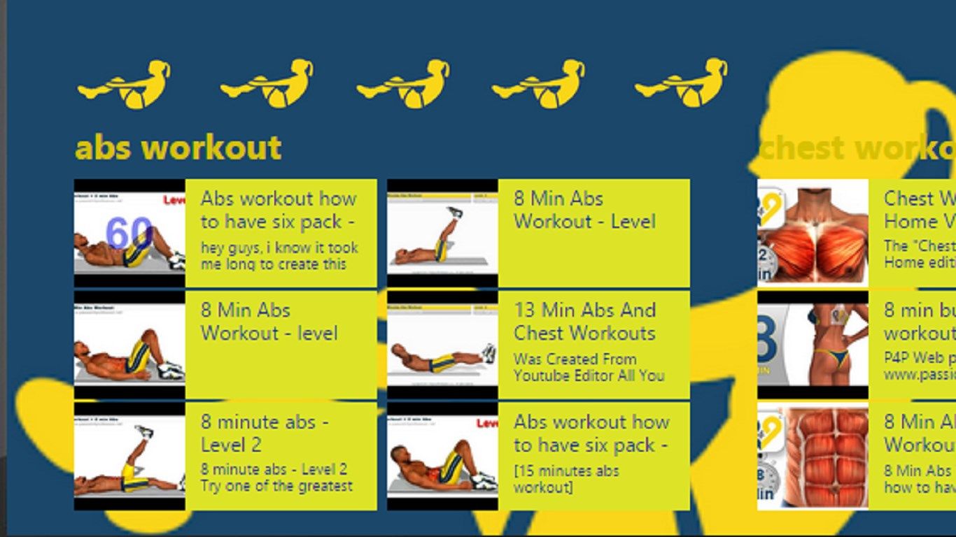 abdomen, chest, waist, arms and legs is a wonderful video programs you can find exercises