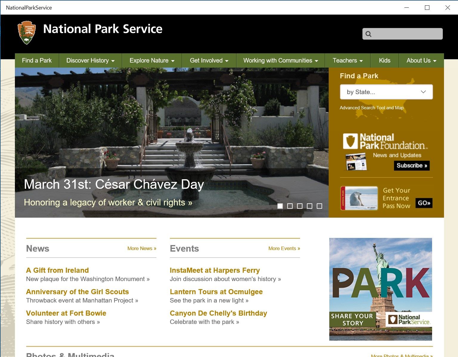 Unofficial National Park Service