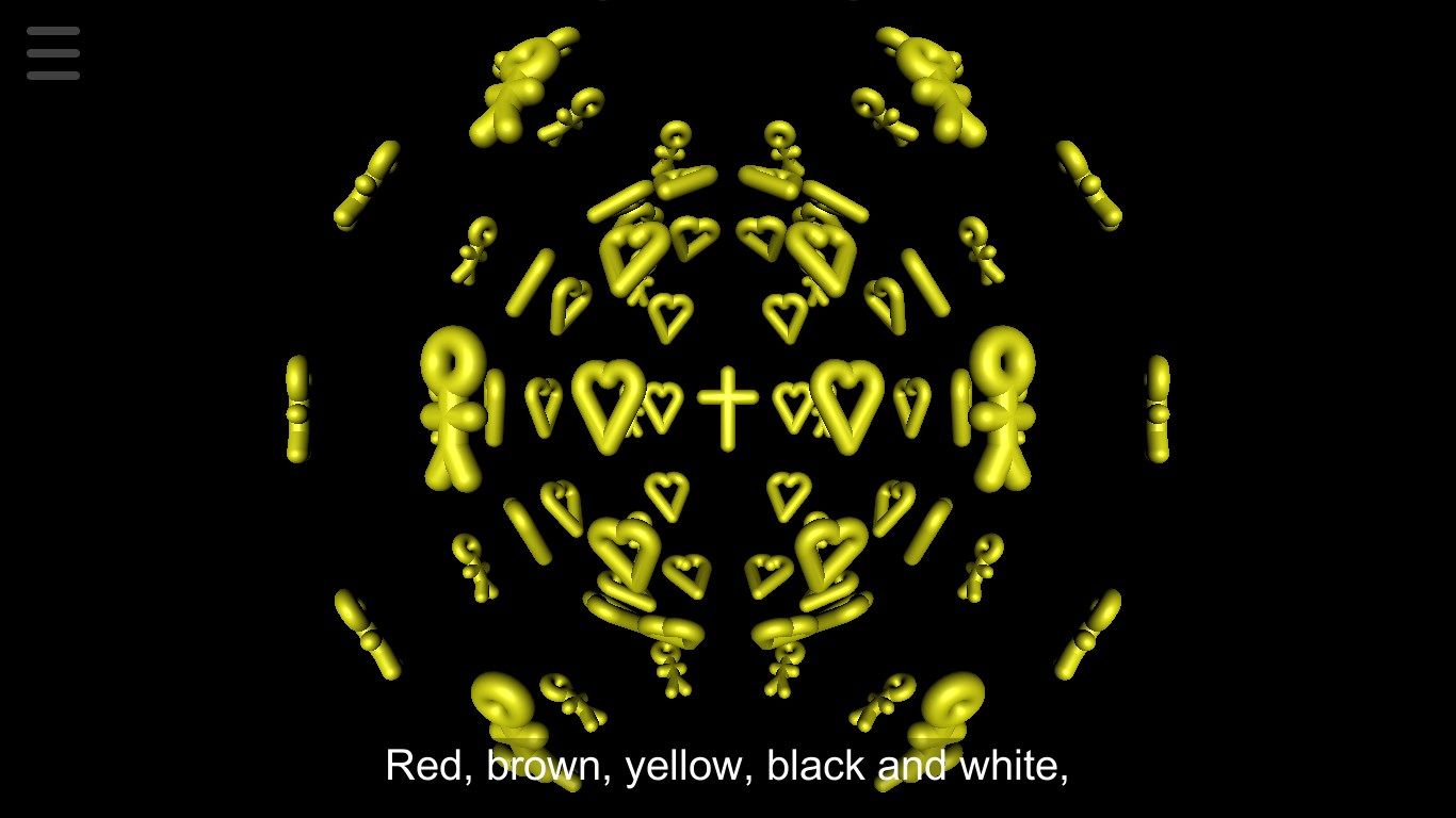 RED, BROWN, YELLOW, BLACK AND WHITE,