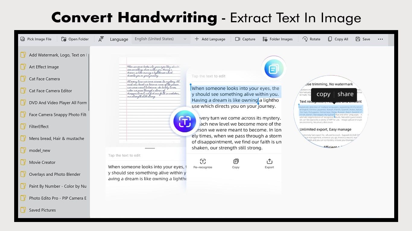 Image to Text and PDF to Text Converter - OCR
