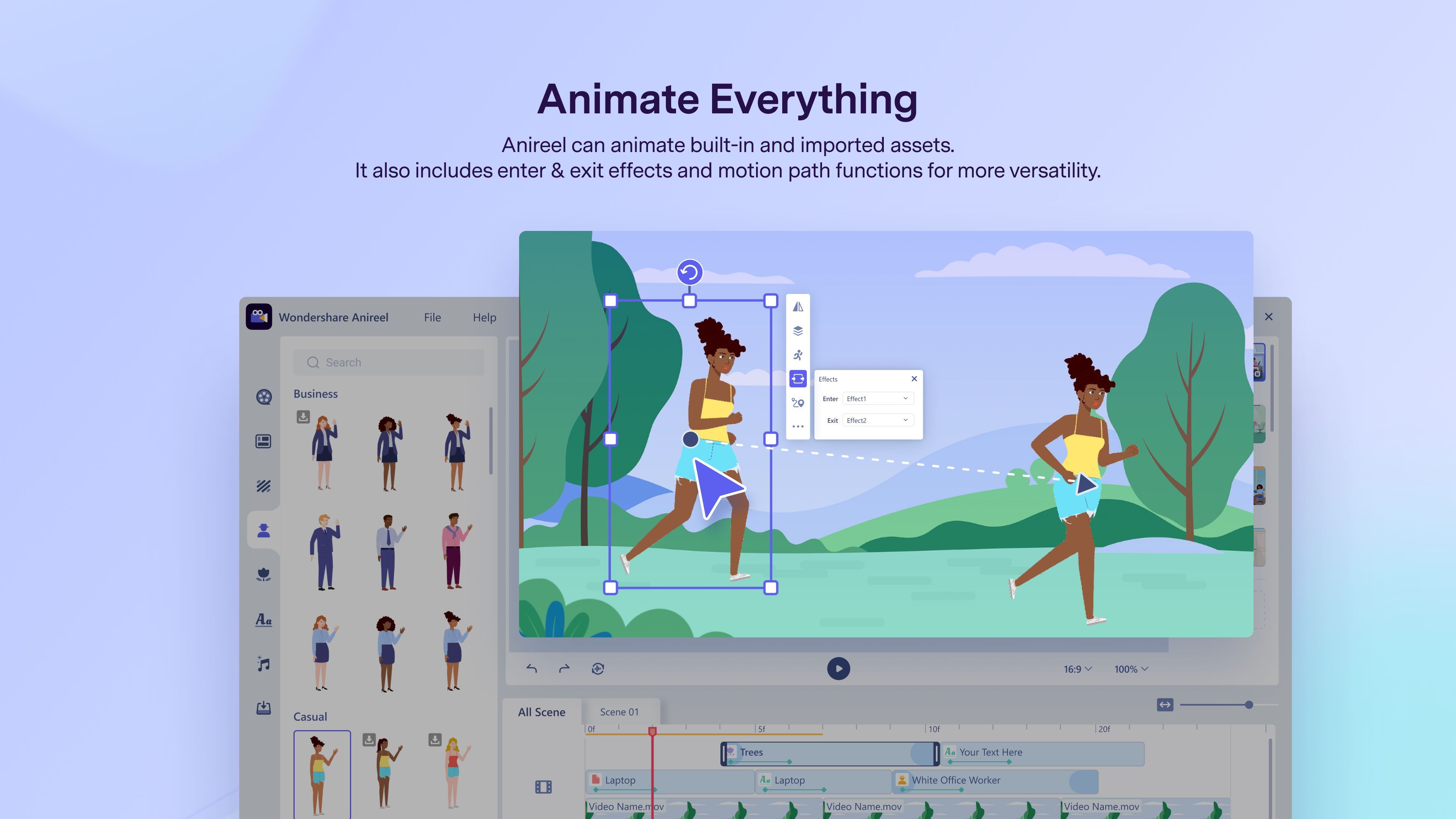 Wondershare Anireel - Easy Animated Explainer Videos