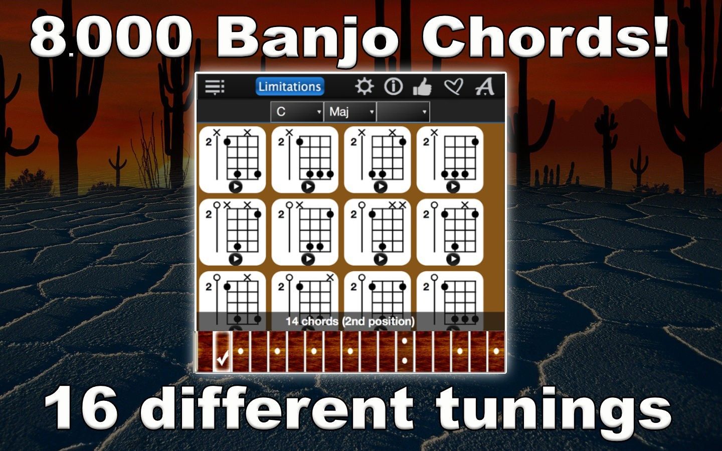 Banjo Chords Compass Lite