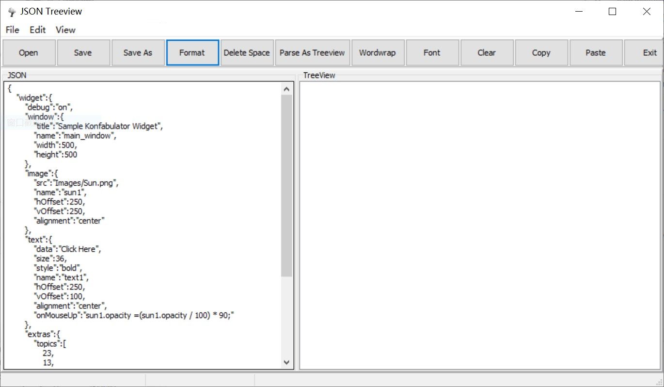 JSON Treeview